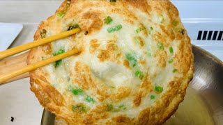 葱油饼做法！How to make Scallion Pancake.