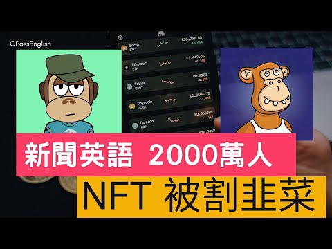 【新聞英語】 從爆發到破滅，投資 NFT 的學習之路 | Boom to Bust: NFTs' Journey and Lessons Learned  | 初級英文  I 生字