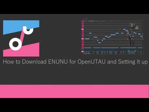 How to Download ENUNU for OpenUTAU and Setting It up 【NNSVS/ENUNU Tutorial】