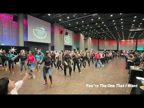 You’re The One That I Want Line Dance | WORLDS GOLD 2024 | Choreography Beginner 1st Place 🥇