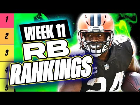 🔥 NEW Top 36 RB RANKINGS for Week 11 Fantasy Football 🚀 | Fantasy Football Rankings