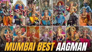 Mumbai's Best Maha Aagman Sohala 2024 😍❤️ |  Arrival Of Lord Ganesha In Mumbai