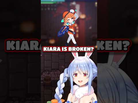 Pekora Funny Reaction To Kiara In Holocure Hololive