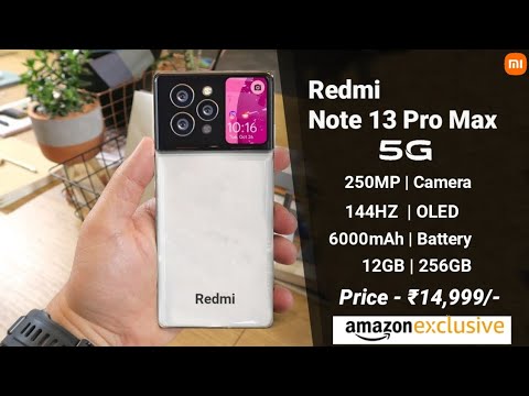 Redmi Note 13 Pro Max - 7000mAh Battery, 250Camera, 5G,12GB Ram,512GB, Hand's On Specs Get a Website