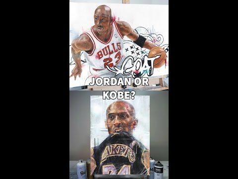 Which PAINTING is better?  JORDAN or KOBE? 🐐🤷🏼‍♂️