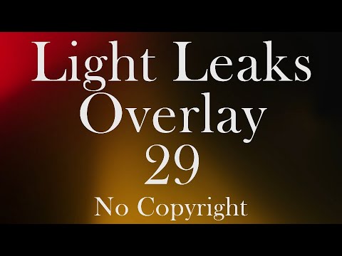 Cinematic Light Leak Overlays | Light Leaks | Full HD | 1920 X 1080 | Stock Video  | LL29