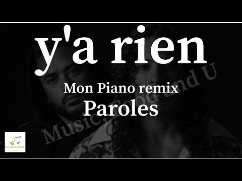 Y’a rien - Hatik x Slimane (paroles/lyrics) - Mon piano Cover remix