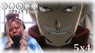 I'M TIRED OF HIM! Bungo Stray Dogs Season 5 Episode 4 Reaction - Hero War, Gang War