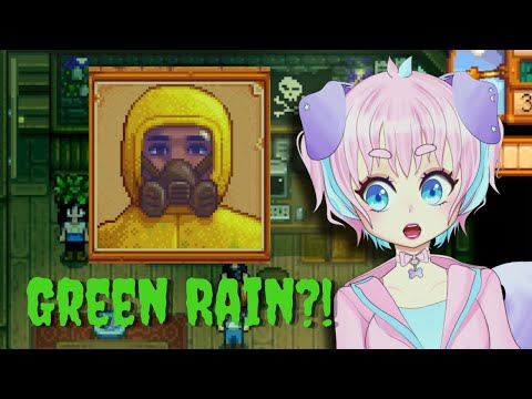 What in the World is GREEN RAIN?! | Stardew Valley 1.6 Update Green Rain Reaction