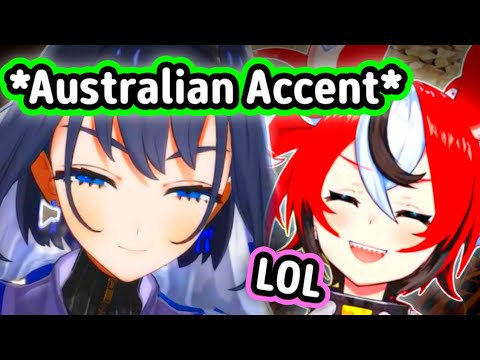 Kronii Copying Bae's Accent Suddenly Made Bae Laugh【Hololive EN】