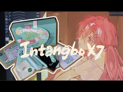 【ペンタブ】ParbloのIntangbo X7を使ってイラスト描いてみた【メイキング】