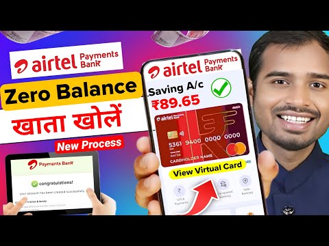 Airtel Payment Bank Account Open | Airtel payment bank account kaise khole | airtel zero balance ac