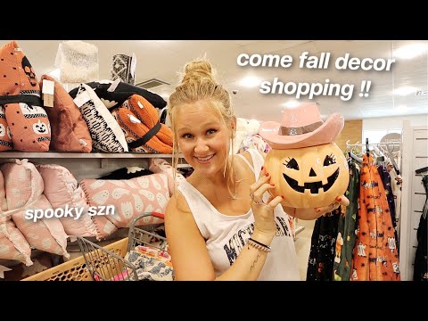 shopping + decorating my apartment for FALL 🍂