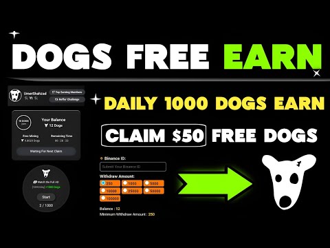 Dogs Miner Airdrop withdrawal Payment proof | How to Withdrawal On Dogs Miner Airdrop &