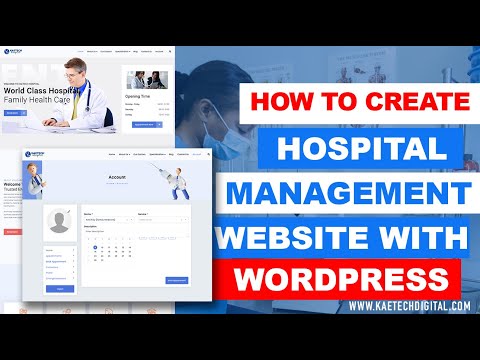 How To Create a Hospital Management Website Using WordPress For Free