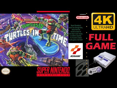 Teenage Mutant Ninja Turtles IV: Turtles in Time [SNES] - Full Game Walkthrough / Longplay (4K60ᶠᵖˢ)