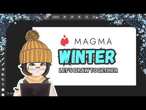 Winter themed stream ! | Online Drawing with chat