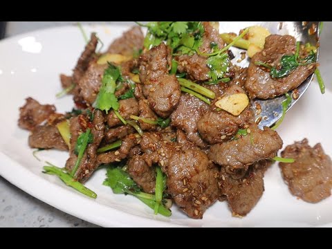 When you want to eat ”cumin beef”  turn this video out and learn how to do it!