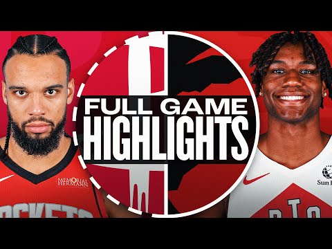 ROCKETS at RAPTORS | FULL GAME HIGHLIGHTS | December 22, 2024