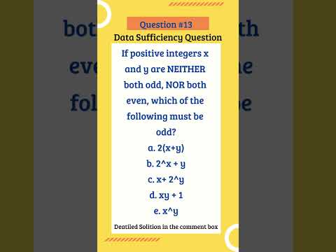 GMAT Daily | Solved Questions #gmat #gmatfocus #gmatprep #problemsolving #studyabroad #shorts #maths