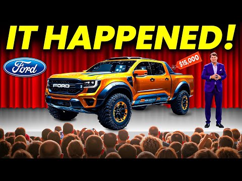 Ford CEO: "I Am OFFICIALLY Releasing $15,000 Pickup Truck Today!"