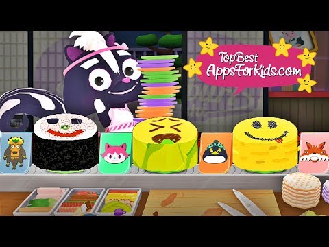 Funny Sushi for Kids 🍣  Emoji Smiley Maki 😀 Tofu Oh Sushi App