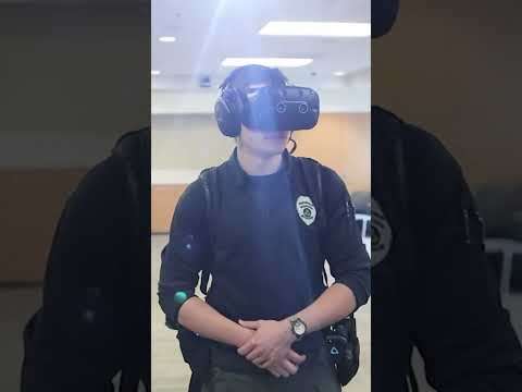 Police officers are training with VR in 2023 #shorts