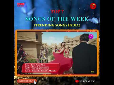 Top 7 Most Viewed Songs This Week on Youtube| most viewed songs of the week |trending songs| #shorts