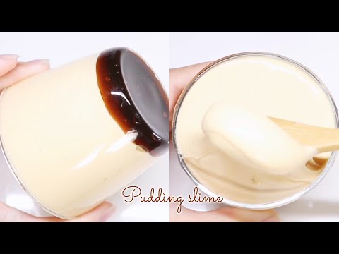 【ASMR】🍮 プリン風スライム 🍮Pudding slime【音フェチ】