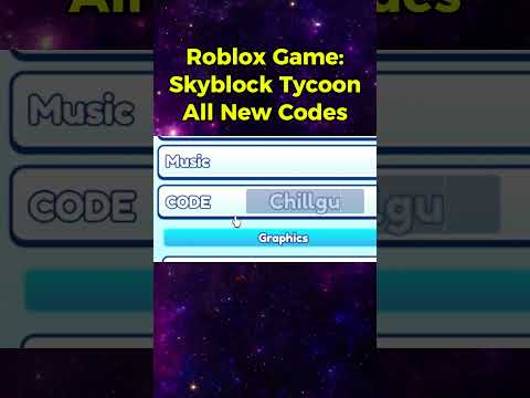 Roblox Skyblock Tycoon Codes 2024