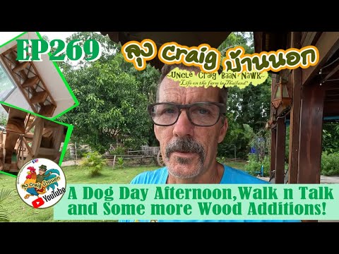 EP269 A Dog Day Afternoon, Walk n Talk and Some More Wood Additions!