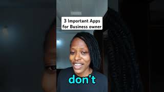 3 IMPORTANT APPS YOU NEED AS A BUSINESS OWNER. #BUSINESS #money #howtoearnmoneyonline #