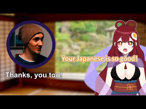 JP/EN bilingual VTuber learns about the "Nihongo jōzu" meme