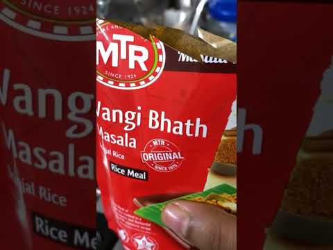 MTR Vangi Bhath Powder - #tastystorieswithmtr #shorts