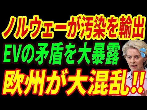 【海外の反応】ノルウェーがEVで大崩壊⁉EVの嘘を大暴露‼結局トヨタに頼る末路とは・・・