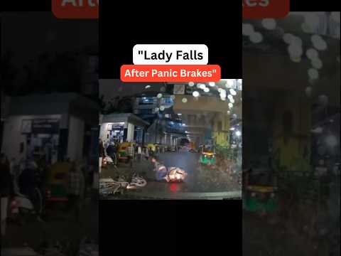 "Lady Falls After Panic Brakes! Be Proof-Ready with Woodman Dashcam – Buy Now!"