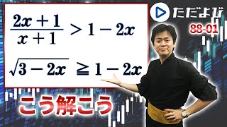 【入試数学(基礎)】いろいろな関数1 分数関数・無理関数のグラフ