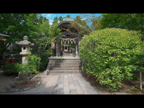 Walking Tour Jyogu shrine and seaside bus stop Japan [4KHDR] 常宮神社 福井県敦賀市 散策