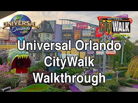 Universal Orlando CityWalk Walkthrough - 2021