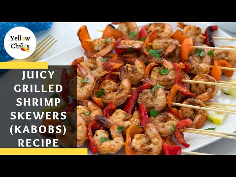 Juicy Grilled Shrimp Skewers (Kabobs) Recipe in 30 Minutes!