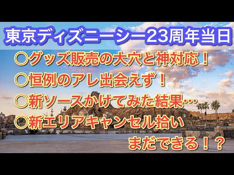 ディズニーシー23周年当日【前編】Vlog