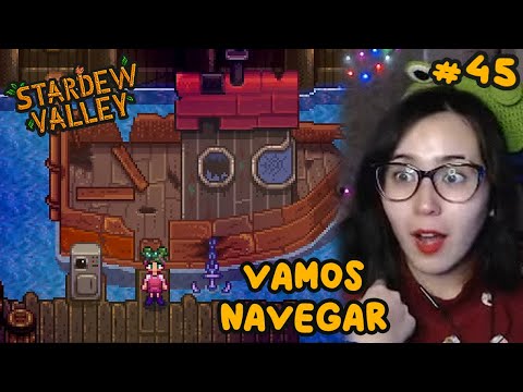 Consertamos O BARCO! 👩‍🌾🛥 Stardew Valley - tiemiau | #45