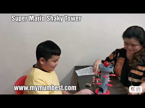 Super Mario Shaky Tower, https://shope.ee/5AEr4KBv1s try this game #feelingbored #shakyboard