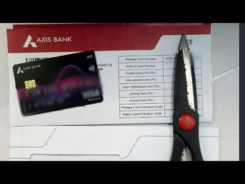 Axis Bank ACE Credit Card Unboxing|  Credit Card Unboxing