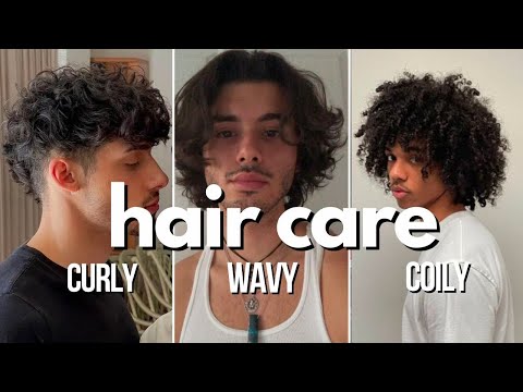 Hair care routine for guys (curly,wavy,coily,straight)