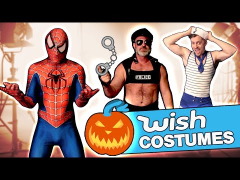 WISH HALLOWEEN TRY ON HAUL - GAY GUYS