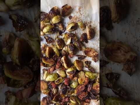 ROAST your Brussel Sprouts with Pancetta or Bacon! #shorts #healthy #healthyfood