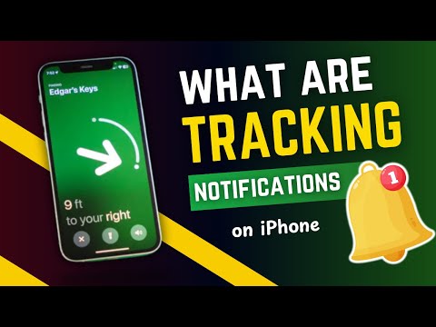 What are Tracking Notifications on an iPhone and how to turn them off ?