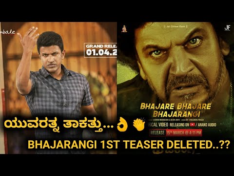 Yuvarathnaa did it | Bhajarangi 2 Teaser Uploaded 2nd Time | Shivanna | Puneeth Rajkumar |