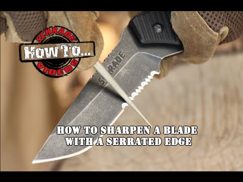 How To Sharpen A Serrated-Edge Blade